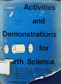 Image of ACTIVITIES AND DEMONSTRATIONS FOR EARTH SCIENCE