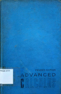 Image of ADVANCED CALCULUS: A START IN ANALYSIS