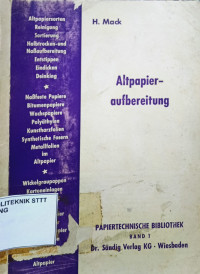Image of ALTPAPIERAUFBEREITUNG