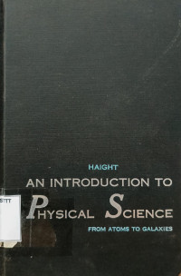 Image of AN INTRODUCTION TO PHSYCAL SCIENCE