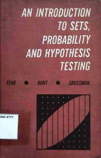 Image of AN INTRODUCTION TO SETS, PROBABILITY AND HYPOTHESIS TESTING