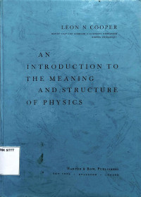 Image of AN INTRODUCTION TO THE MEANING AND STRUCTURE OF PHYSICS