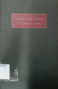Image of ANALYSIS AND CONTROL OF LINEAR SYSTEMS