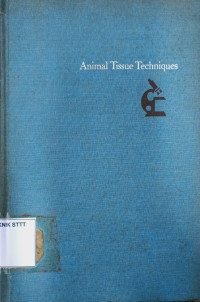 Image of ANIMAL TISSUE TECHNIQUE SECOND EDITION