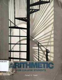 Image of ARITHMETIC FOR COLLEGE STUDENTS