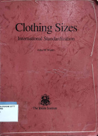 Image of CLOTHING SIZES: INTERNATIONAL STANDARDIZATION