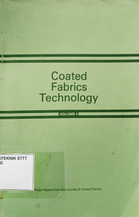 Image of COATED FABRICS TECHNOLOGY: VOLUME IV