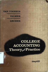 Image of COLLEGE ACCOUNTING THEORY AND PRACTICE
