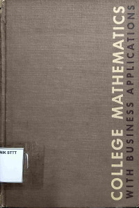 Image of COLLEGE MATHEMATICS WITH BUSINESS APPLICATIONS