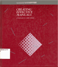 Image of CREATING EFFECTIVE MANUALS