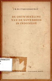 Image of DE ONTWIKKELING VAN DE NIJVERHEID IN INDONESIE