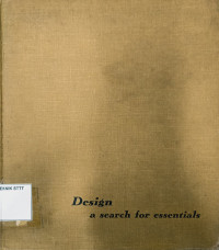 Image of DESIGN :A SEARCH FOR ESSENTIALS