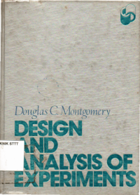 Image of DESIGN AND ANALYSIS OF EXPERIMENTS
