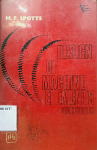 Image of DESIGN OF MACHINE ELEMENTS