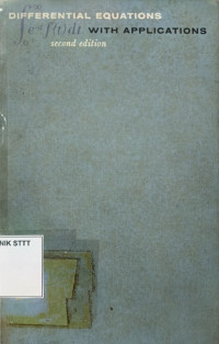 Image of DIFFERENTIAL EQUATIONS WITH APPLICATIONS