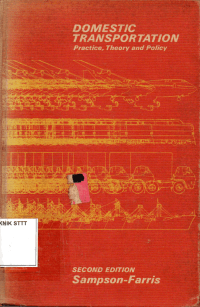 Image of DOMESTIC TRANSPORTATION: PRACTICE, THEORY, AND POLICY
