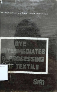 Image of DYE INTERMEDIATES & PROCESSING OF TEXTILE