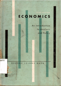 Image of ECONOMICS AN INTRODUCTION TO ANALYSIS AND POLICY