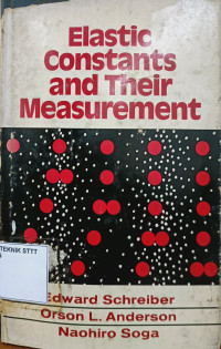 Image of ELASTIC CONSTANTS AND THEIR MEASUREMENT