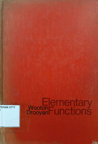 Image of ELEMENTARY FUNCTIONS