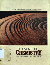 Image of ELEMENTS OF CHEMISTRY: GENERAL, ORGANIC, AND BIOLOGICAL