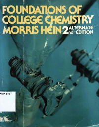 Image of FOUNDATIONS OF COLLEGE CHEMISTRY