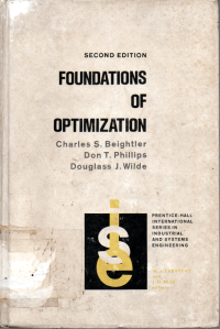 Image of FOUNDATIONS OF OPTIMIZATION