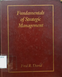 Image of FUNDAMENTALS OF STRATEGIC MANAGEMENT