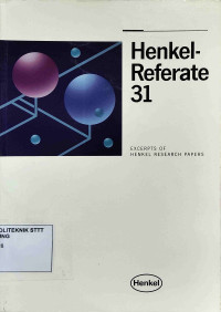 Image of HENKEL-REFERATE 31