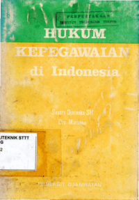 Image of HUKUM KEPEGAWAIAN INDONESIA