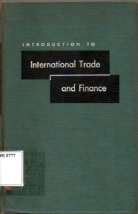 Image of INTERNATIONAL TRADE AND FINANCE
