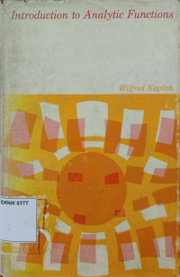 Image of INTRODUCTION TO ANALYTIC FUNCTIONS