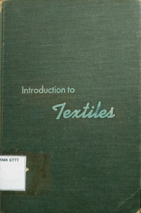 Image of INTRODUCTION TO TEXTILES SECOND EDITION