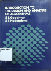 Image of INTRODUCTION TO THE DESIGN AND ANALYSIS OF ALGORITHMS