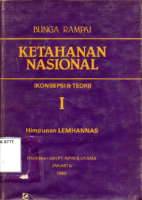 Image of KETAHANAN NASIONAL I (KONSEPSI & TEORI)