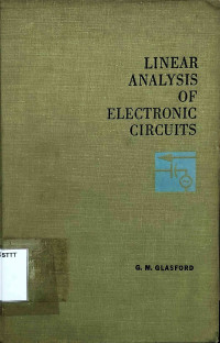 Image of LINEAR ANALYSIS OF ELECTRONIC CIRCUITS