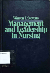 Image of MANAGEMENT AND LEADERSHIP IN NURSING