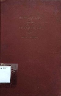 Image of MANAGEMENT OF AN INTERPRISE
