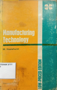Image of MANUFACTURING TECHNOLOGY
