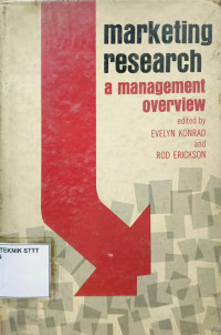 Image of MARKETING RESEARCH: A MANAGEMENT OVERVIEW