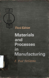 Image of MATERIALS AND PROCESSES IN MANUFACTURING