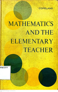 Image of MATHEMATICS AND THE ELEMENTARY TEACHER SECOND EDITION