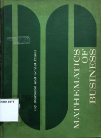 Image of MATHEMATICS OF BUSINESS