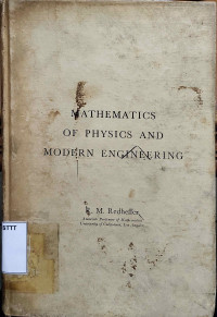 Image of MATHEMATICS OF PHYSICS AND MODERN ENGNEERING