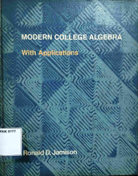Image of MODERN COLLEGE ALGEBRA WITH APPLICATIONS