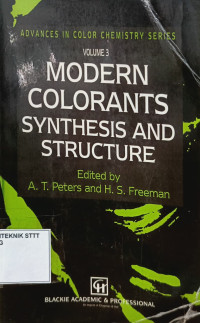 Image of MODERN COLORANTS: SYNTHESIS AND STRUCTURE