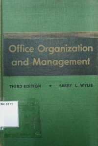 Image of OFFICE ORGANIZATION AND MANAGEMENT