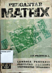 Image of PENGANTAR MATRIX