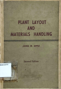 Image of PLANT LAYOUT AND MATERIALS HANDLING