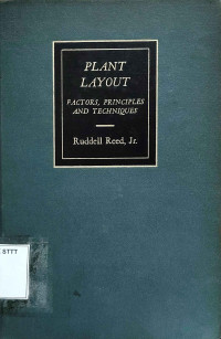 Image of PLANT LAYOUT: FACTORS, PRINCIPLES, AND TECHNIQUE